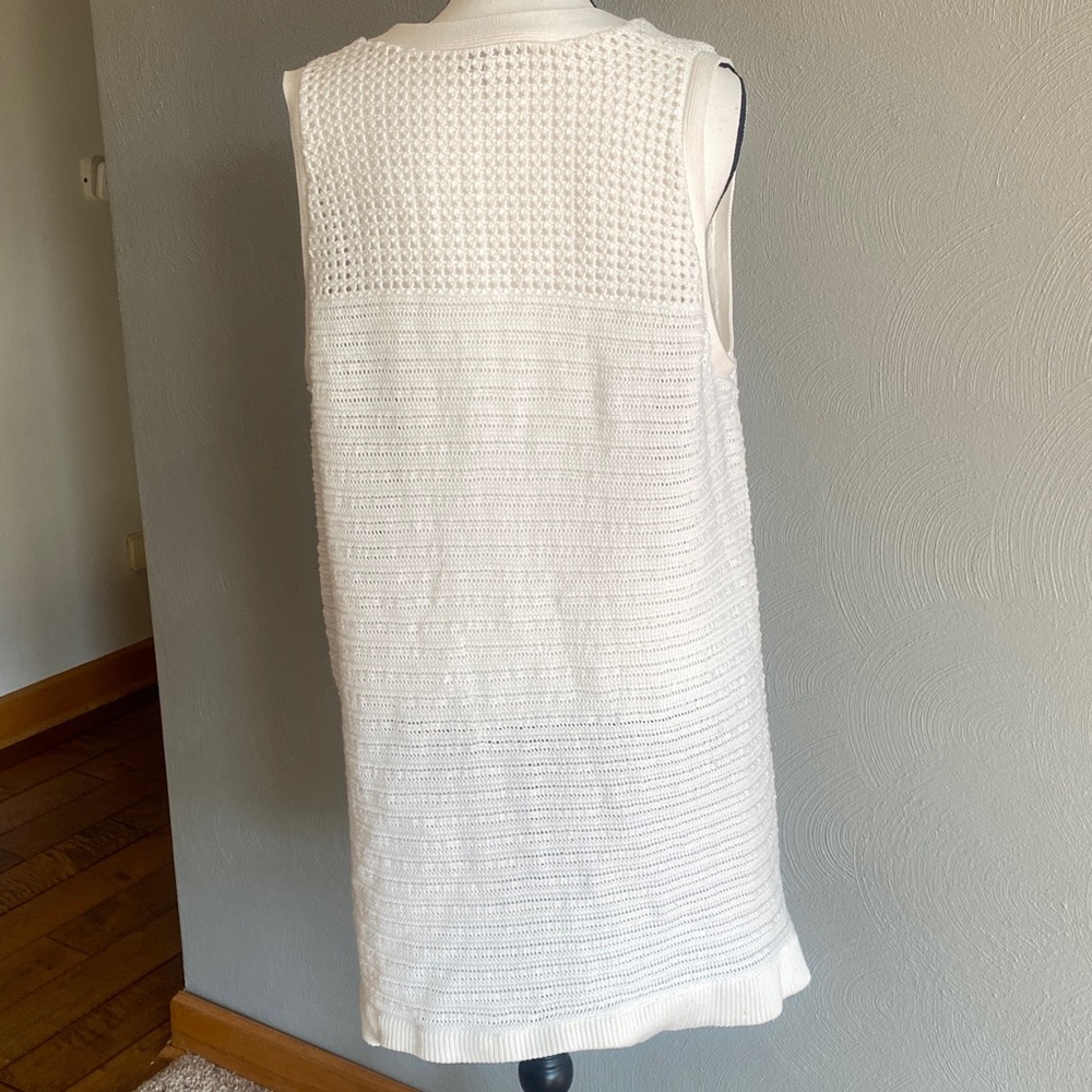 Banana Republic Women's Janie Knit Cotton Sweater Vest Button Size XXL - Picture 6 of 8